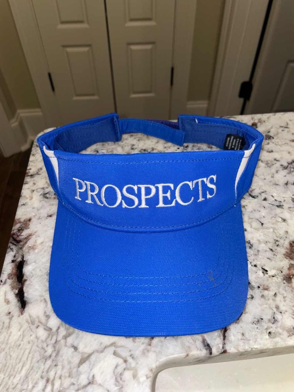 PROSPECTS Blue Embroidered Visor